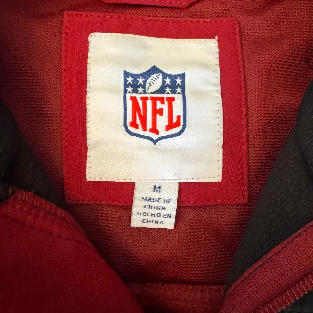 Arizona‎ Cardinals NFL Jacket Mens M Hooded Full Zip Fleece Lined Weatherproof - Picture 4 of 13